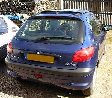 Peugeot 206 (arri&egrave;re)