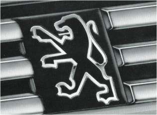 Et voilà le lion chromé !